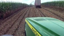 Cab View from a 2014 John Deere 8245R Tractor