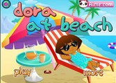 Dora the Cute dark skin explorer girl is at the beach ~ Play Baby Games For Kids Juegos ~ OlMeFlboac