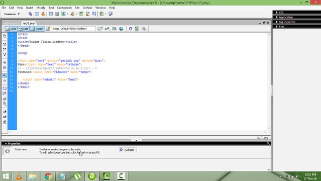 Lecture 36 Form validation in PHP basic in hindi urdu