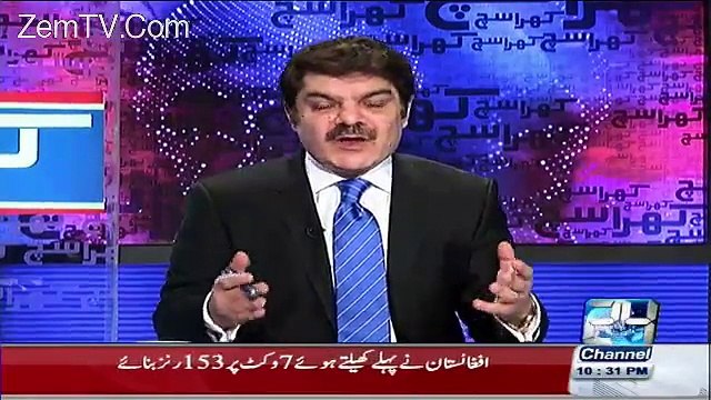 Khara Sach with Mubashir lucqman 17 march 2016 Pakistani Talkshow