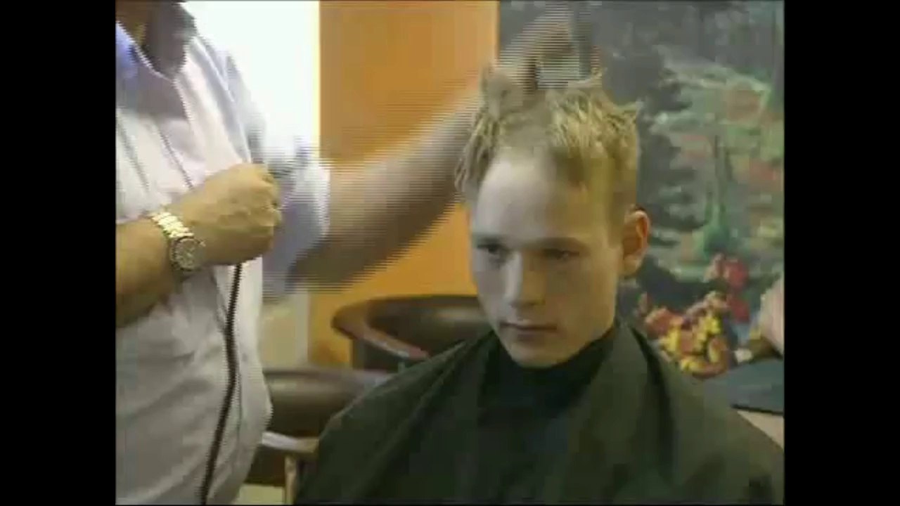 Luxembourg army induction haircut