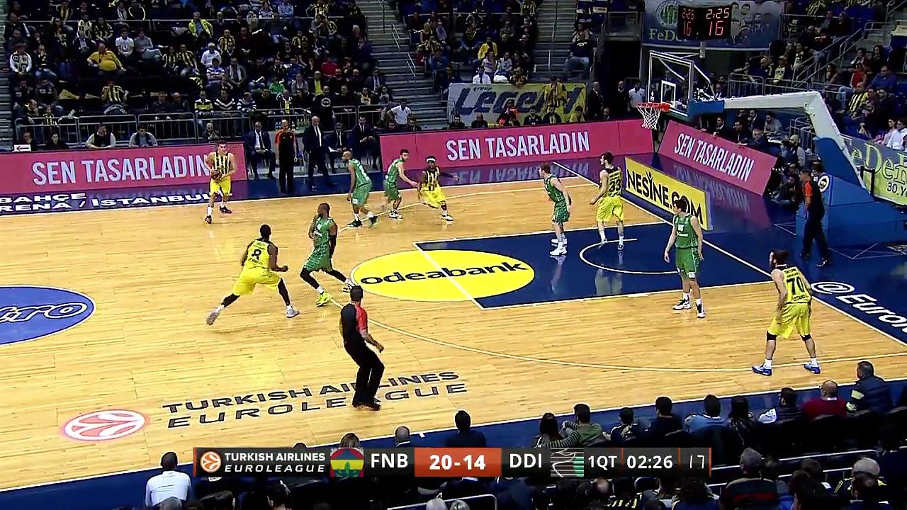 Highlights: Fenerbahce Istanbul-Darussafaka Dogus Istanbul