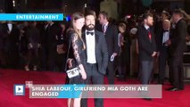 Shia LaBeouf, Girlfriend Mia Goth Are Engaged