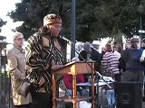 San Leandro Vice Mayor Surlene Grant Speaks at Antiwar Rally