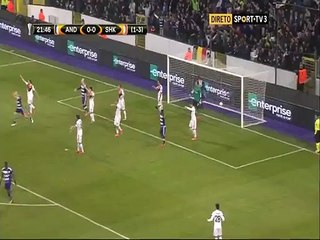 Kara Mbodji Goal Annulled HD - Anderlecht 1-0 Shakhtar - 17.03.2016