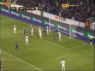 Kara Mbodji Goal Annulled HD - Anderlecht 1-0 Shakhtar  - 17-03-2016