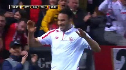 Adil Rami Goal Sevilla 1 - 0 Basel Europa League 17-3-2016