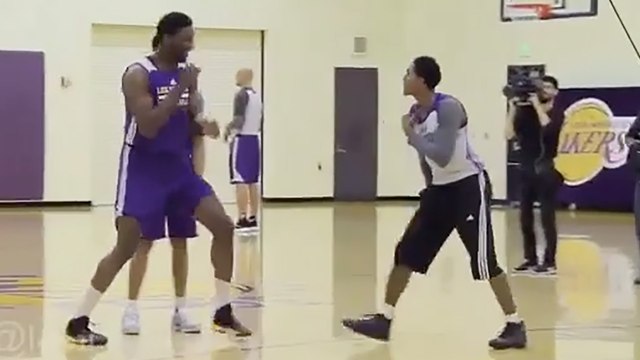 Roy Hibbert Accidentally Slaps Lou Williams While Play Fighting