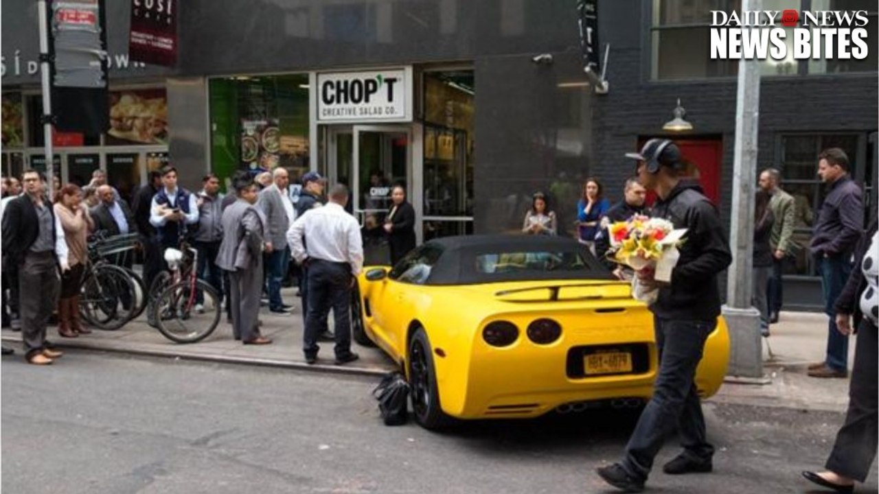 Corvette Slams Into Pedestrian Without Driver On St. Patrick’s Day