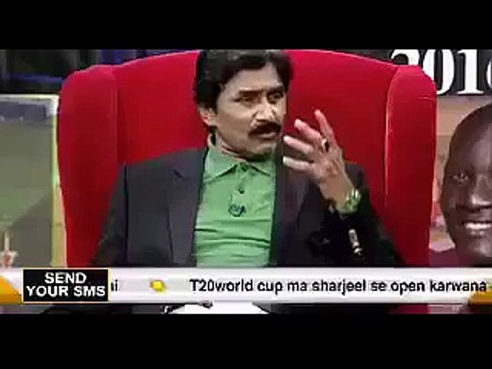 Javed Miandad Cursing Shahid Afridi on His Controversial Statement in India
