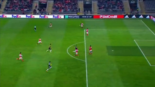 Alper Potuk Goal - Braga 1-1 Fenerbahce - 17.03.2016
