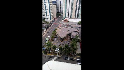 Manifestantes anti-governo fazem concentração em Vila Velha