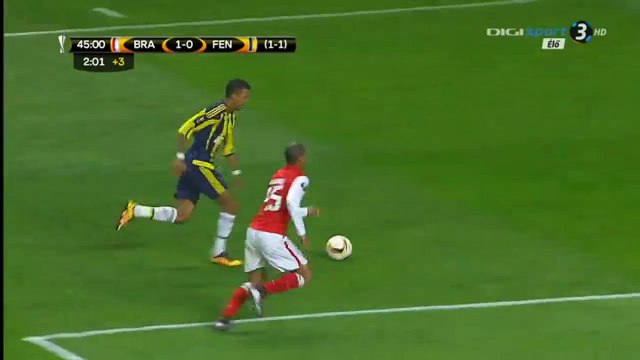 1-1 Alper Potuk Goal - Braga 1-1 Fenerbahce - Europa League 17.03.2016
