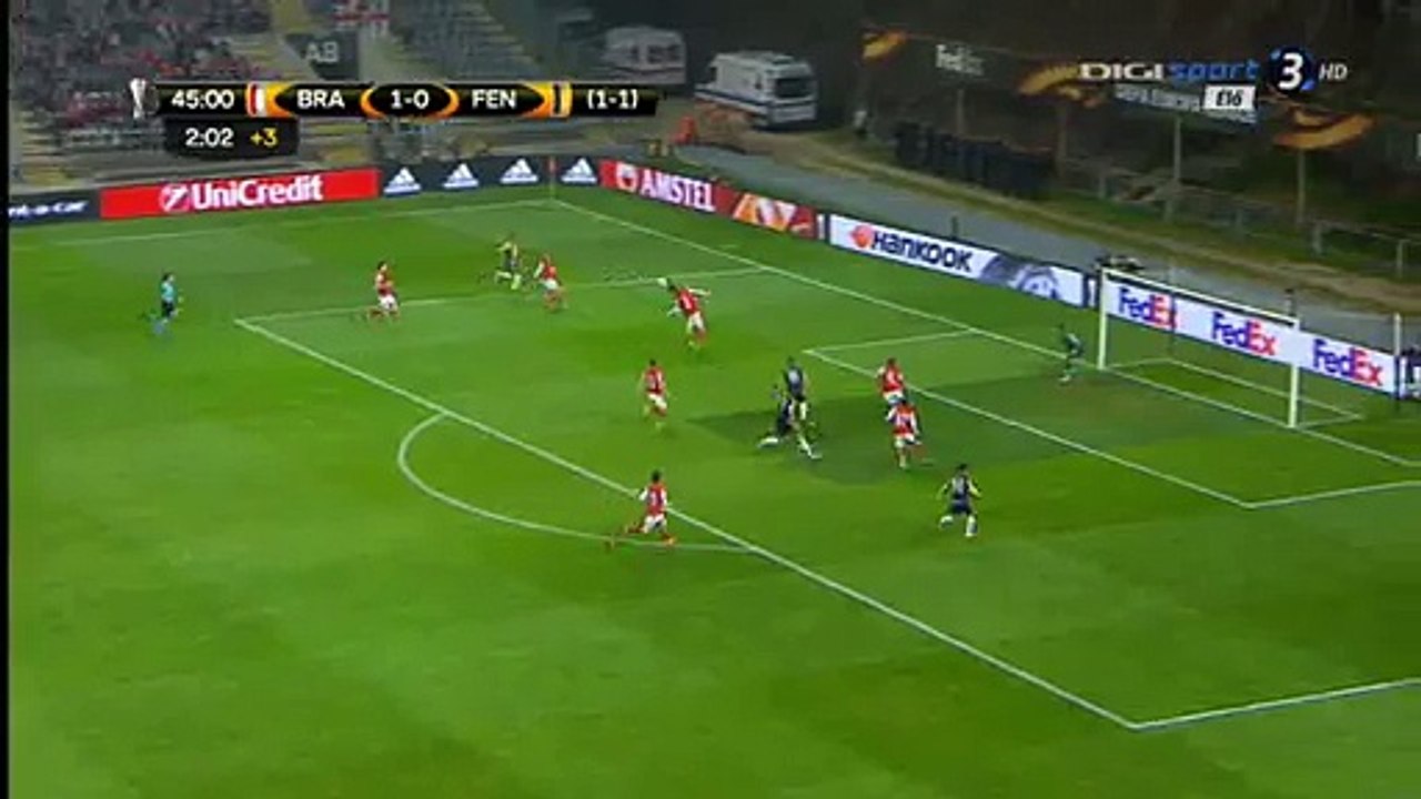 Alper Potuk Goal HD - Braga 1-1 Fenerbahce - 17-03-2016 -