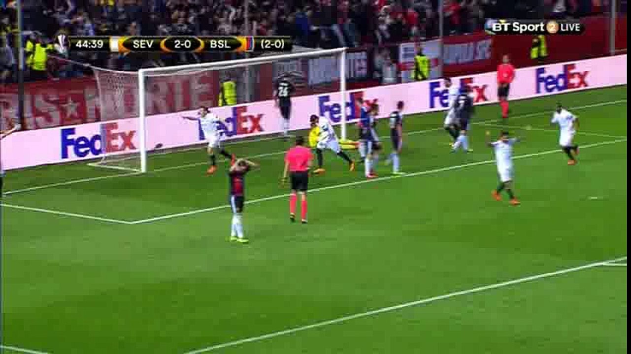 Kevin Gameiro Goal HD - Sevilla 3-0 Basel - 17-03-2016