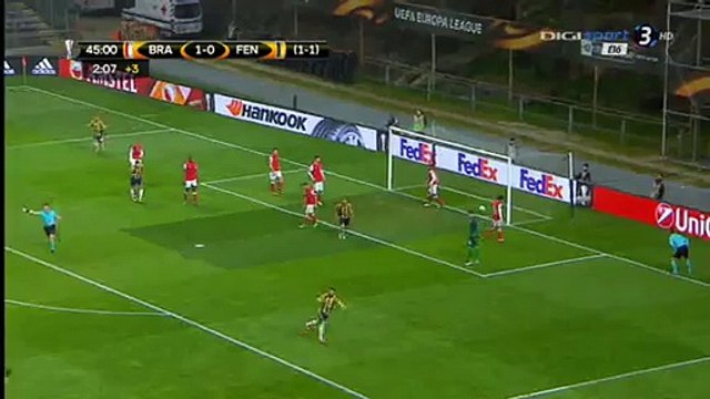 1-1 Alper Potuk Goal HD - Braga vs Fenerbahce - 17.03.2016