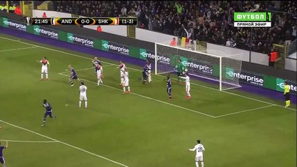 Anderlecht - Shakhtar (Donetsk), Mbodji, a Disallowed goal