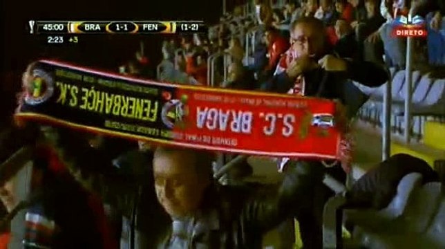Alper Potuk Goal Braga 1 - 1 Fenerbahce Europa League 17-3-2016