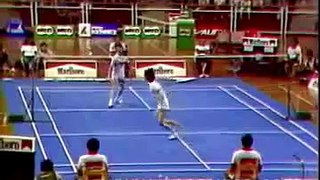 1986 Badminton GP Final - Li Ling Wei vs Han Ai Ping