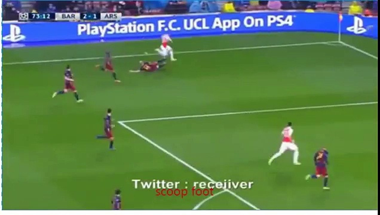 messi goals Barcelona vs Arsenal 3-1   All Goals  - Champions League 16_03_2016