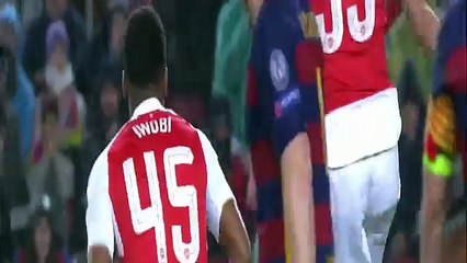 Mohamed Elneny Goal ~ Barcelona vs Arsenal 1-1 ~ 16_3_2016 [Champions League]