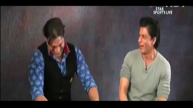 Shoaib Akhter telling funny incident which made Sharukh Khan laugh