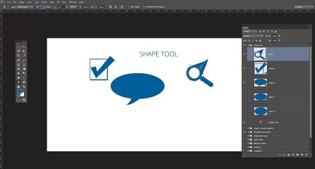 [Photoshop in 1 Hour] Lesson 16. Shapetool