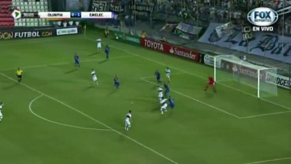 1-1 Cristian Riveros Goal - Olimpia Asuncion 1-1 Emelec - Copa Libertadores 17.03.2016