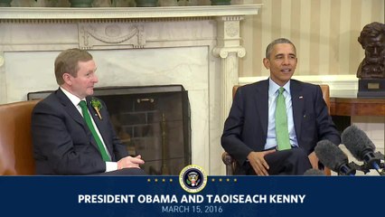 President Obama Celebrates St. Patrick's Day