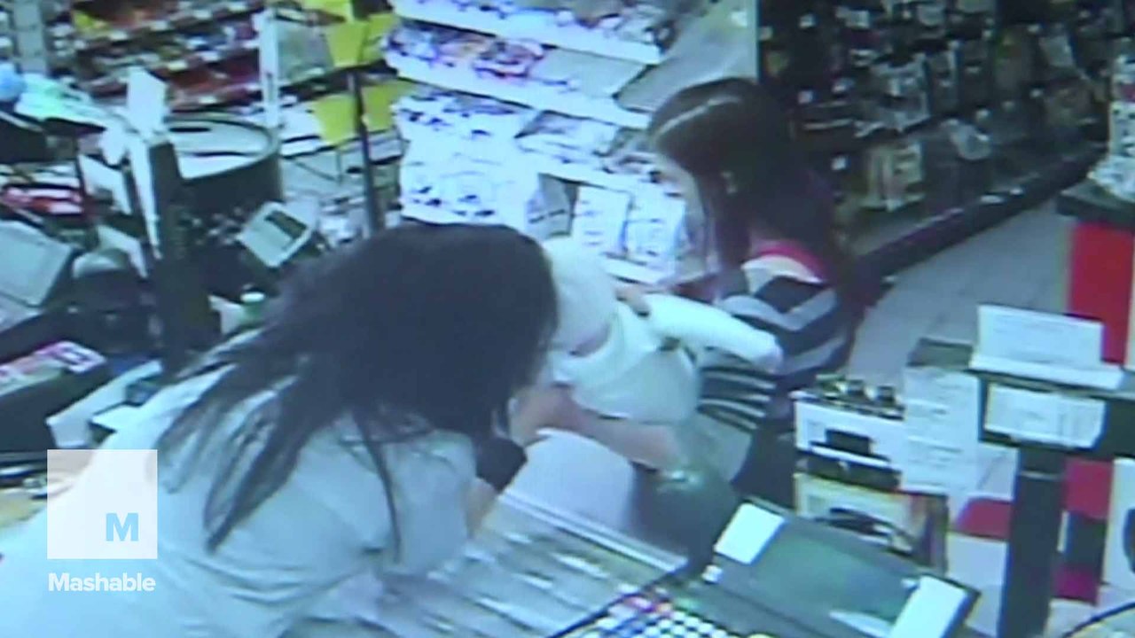 Convenience store clerk saves baby as mother collapses