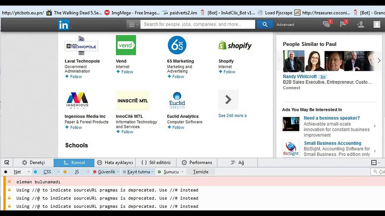 linkedin scraper macro