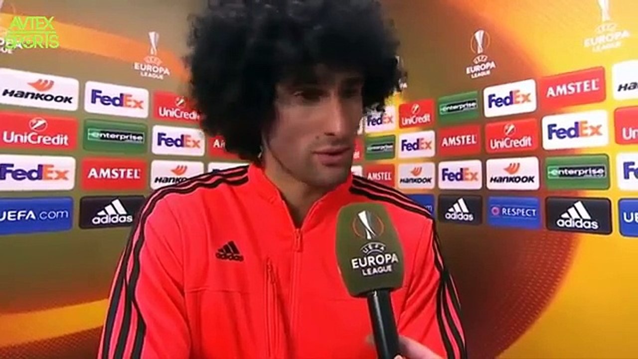 UEL - Man Utd 1-1 Liverpool (AGG 1-3) Marouane Fellaini Post-Match Interview