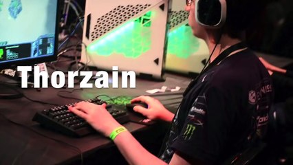 Starcraft 2 players at the Keyboard