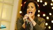 Demi Lovato Performs Stone Cold In Living Room For 'Late Late Show'