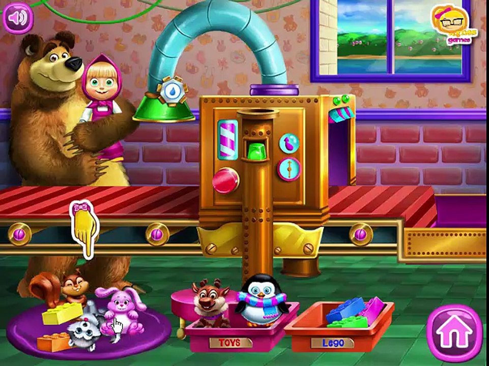 Masha and bear toys disaster