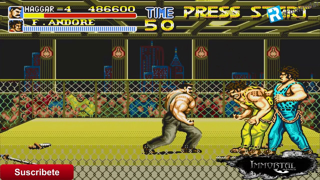 FINAL FIGHT CD REMIX VERSION POR INMORTALGAMES DESCARGA Y GAMEPLAY EMULADO (EXCLUSIVO)