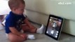 Cute baby talks with cat on Ipad - Funny babies, cats, animals - Cute babies, cats, animals