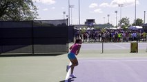 Jelena Jankovic Serve In Super Slow Motion - 2013 Cincinnati Open