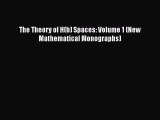 Download The Theory of H(b) Spaces: Volume 1 (New Mathematical Monographs) Free Books