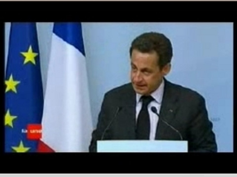 Sarkozy Ivre au G8 juin 2007