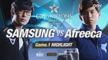 [H/L 2016.03.18] SAMSUNG vs Afreeca Game 1 - RO2 l 롯데 꼬깔콘 LoL Champions Korea Spring 2016