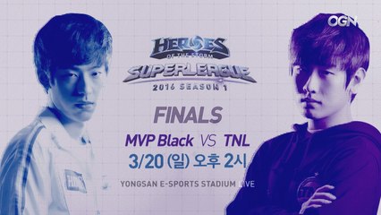 히어로즈오브더스톰 2016 시즌1 결승 프로모션 MVP Black vs TNL