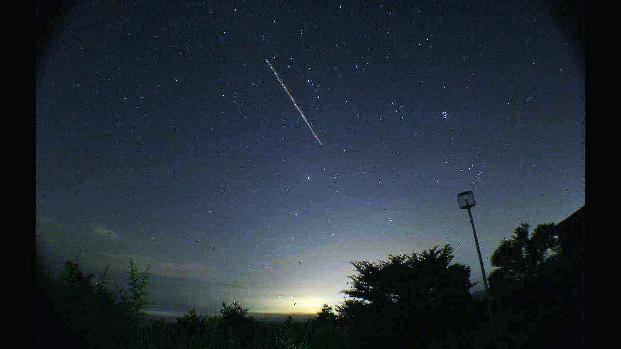 星空ライブカメラ HD ペルセウス流星20100813HD