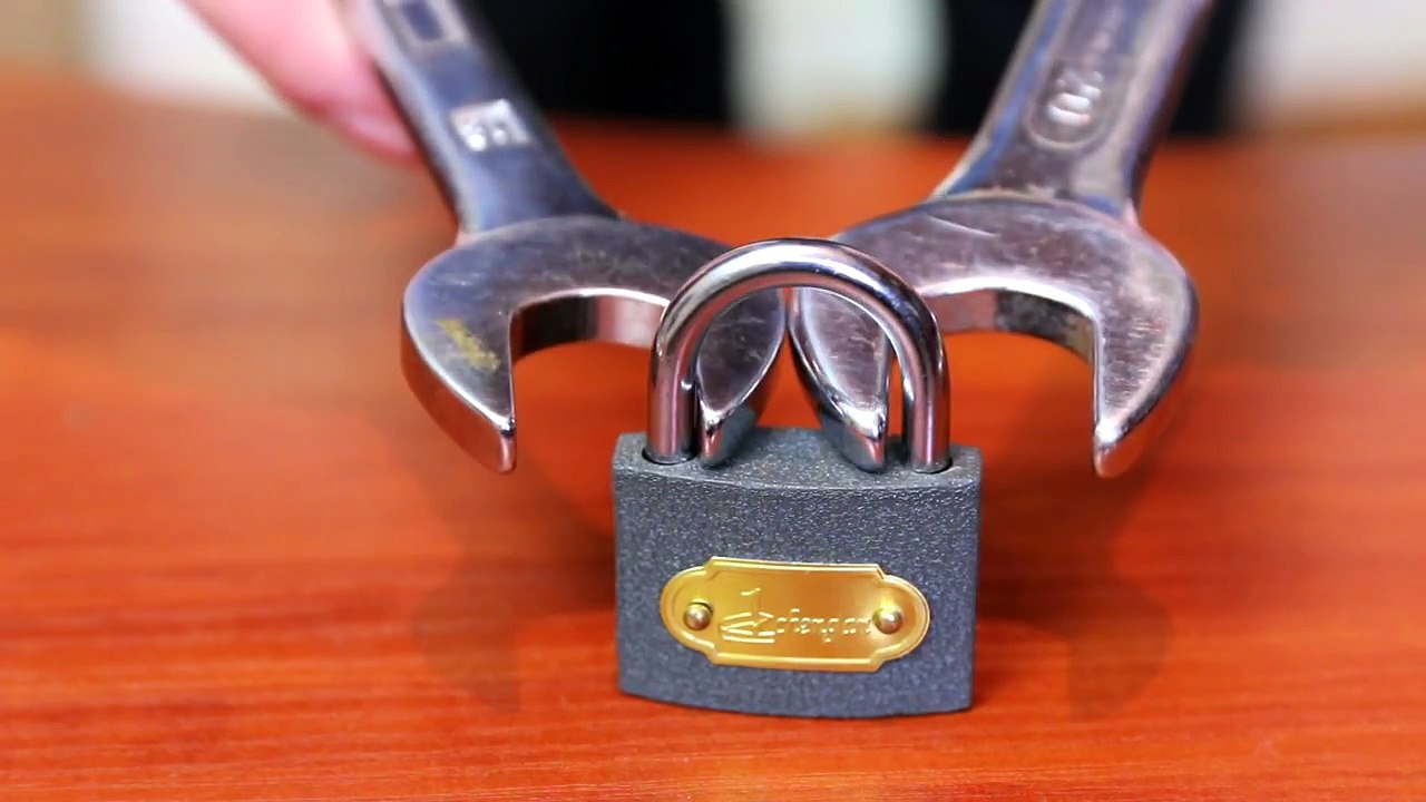 How to open a lock with a nut wrench new 2016