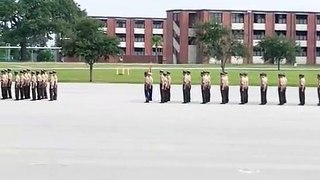 lima co. marching in graduation parris island sc