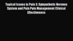 Download Topical Issues in Pain 3: Sympathetic Nervous System and Pain Pain Management Clinical