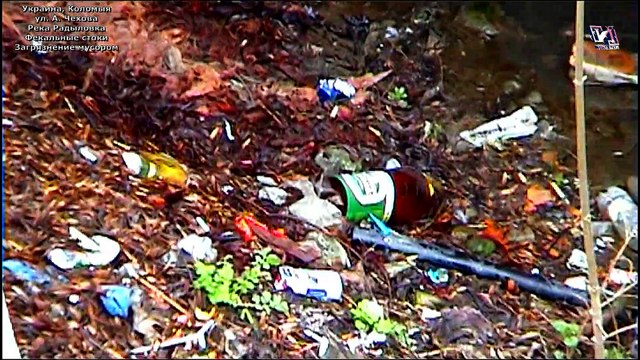 Украина, Коломыя, Загрязнение Парка им. Т. Шевченка, Церкви 12. 03. 2016 г.