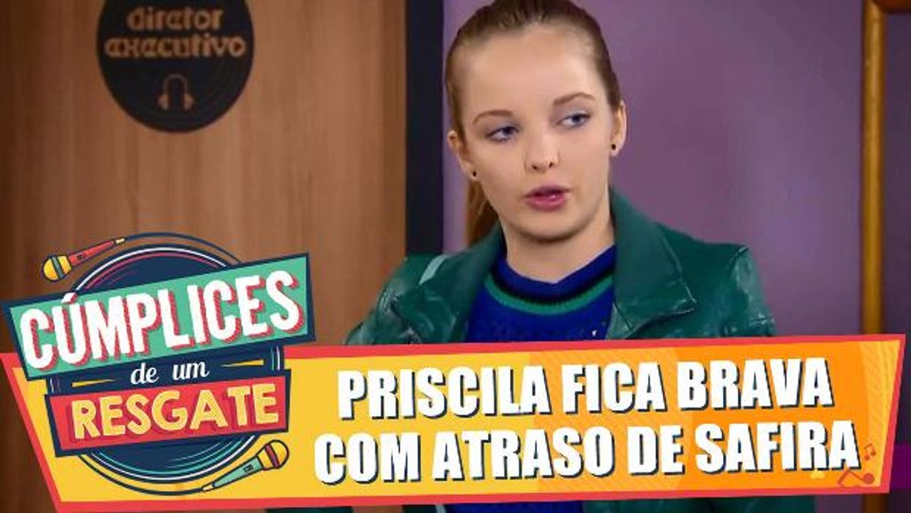Priscila fica brava com atraso de Safira