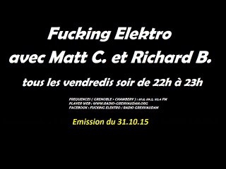 FU_ _ ING ELEKTRO - Emission du 31.10.2015