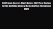 Download CCHT Exam Secrets Study Guide: CCHT Test Review for the Certified Clinical Hemodialysis